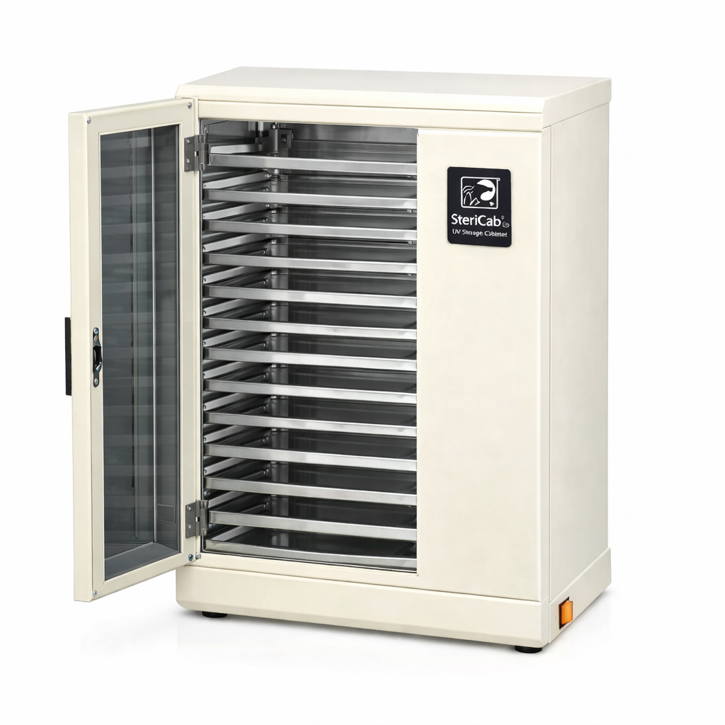 Life SteriCab UV Cabinet with 20 Trays Storage Option - Cream