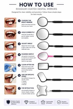 Julldent Premium Dental Photography Mirror (JULL-DENT 198) - 18