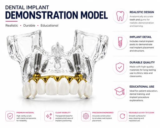 Julldent Upper Jaw Implant Model (JULL-DENT 205)