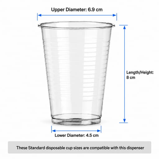 ET Dental Cup Dispenser - Chair Mount