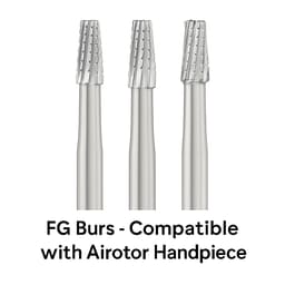 Ss White Surgical Length Carbide Fg Burs Pack of 10