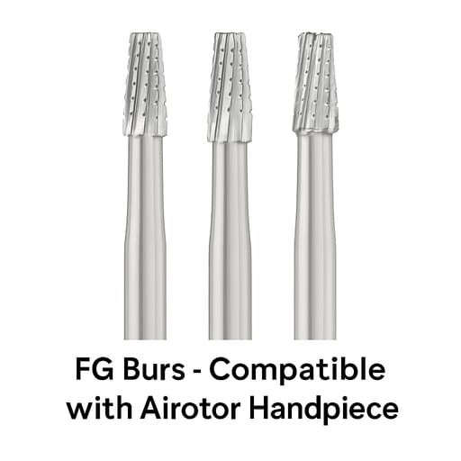 Ss White Surgical Length Carbide Fg Burs Pack of 10