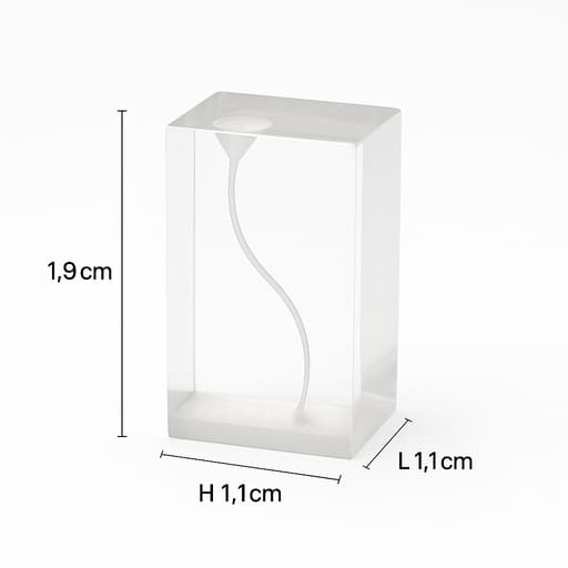 iDENTical Endo Training Block With S-shaped Canal For Root Canal Practice M8001-4