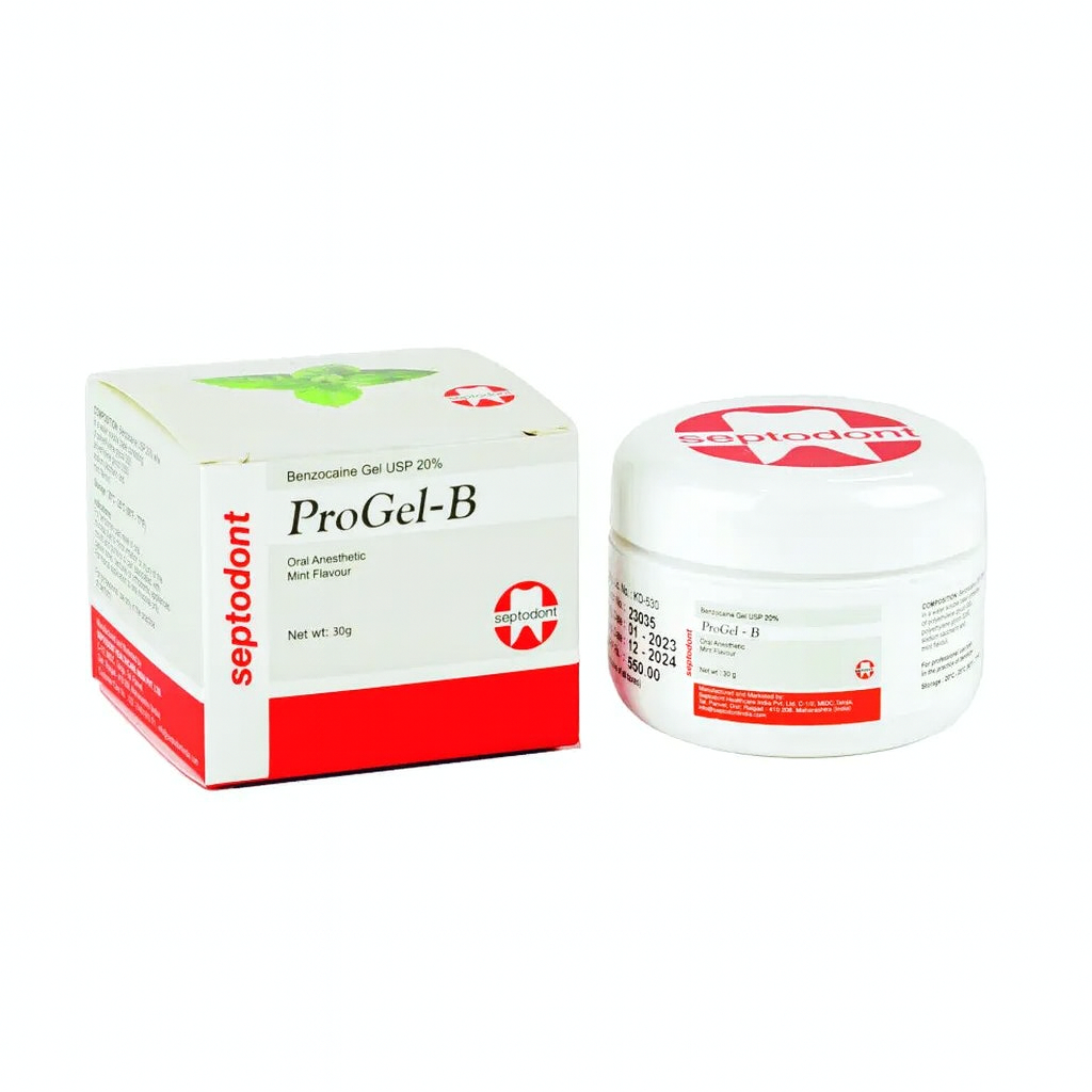 Septodont Progel-B Anaesthetic Gel (Jar of 30g)