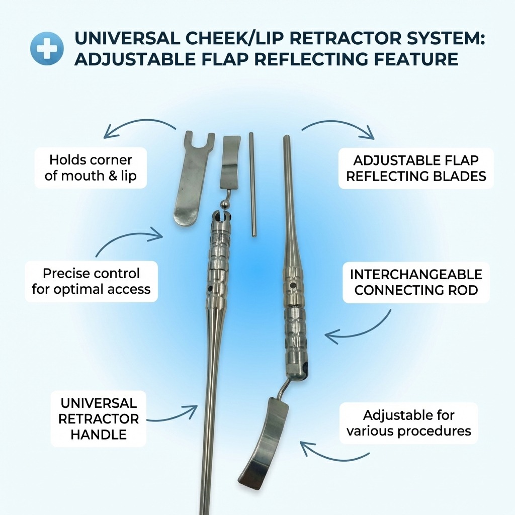 Julldent Dual Cheek & Flap Retractor