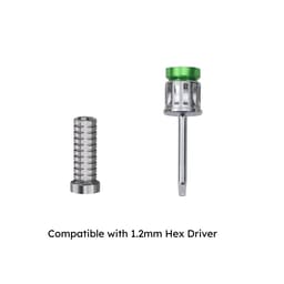 Dentaltech Universal Multi Unit Temporary Cylinder - Osstem | Noris | Adin | Straumann | Nobel Biocare | Neodent | ICX Medentis Compatible (FHTJD) - 2