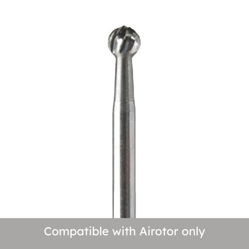 Prima Dental Round Surgical Carbide Bur 25 Mm FG - #4 (Pack of 10)