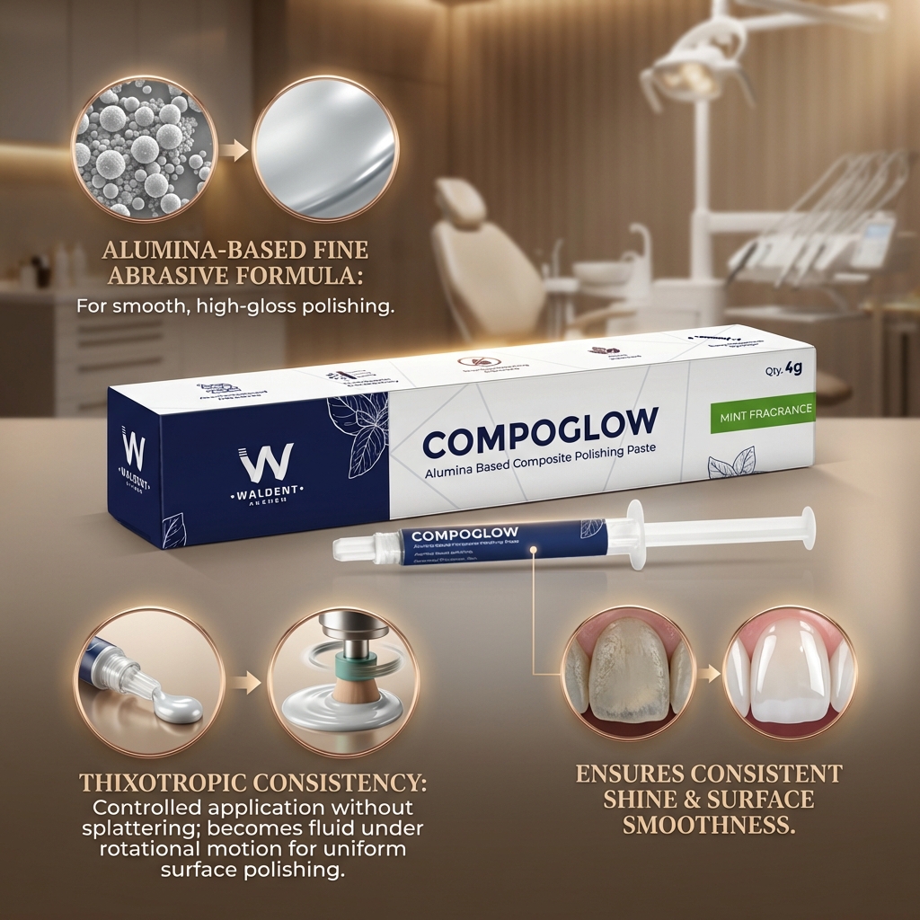 Waldent Compoglow Composite Polishing Paste 4gm