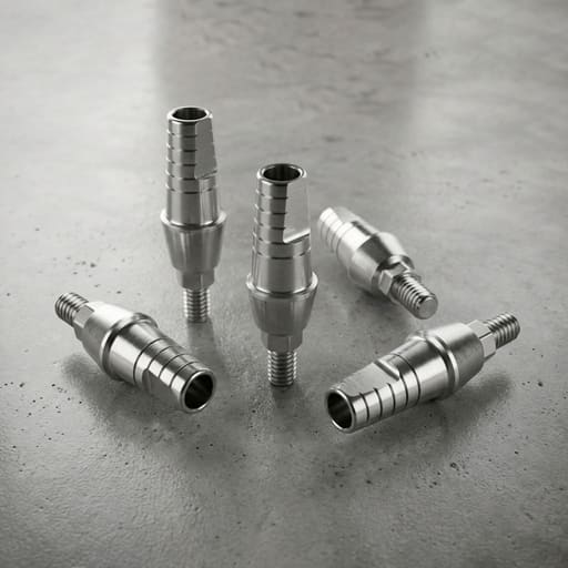 Dentaltech Straight Abutments RS - Adin | Noris | MIS | AB Dental Compatible