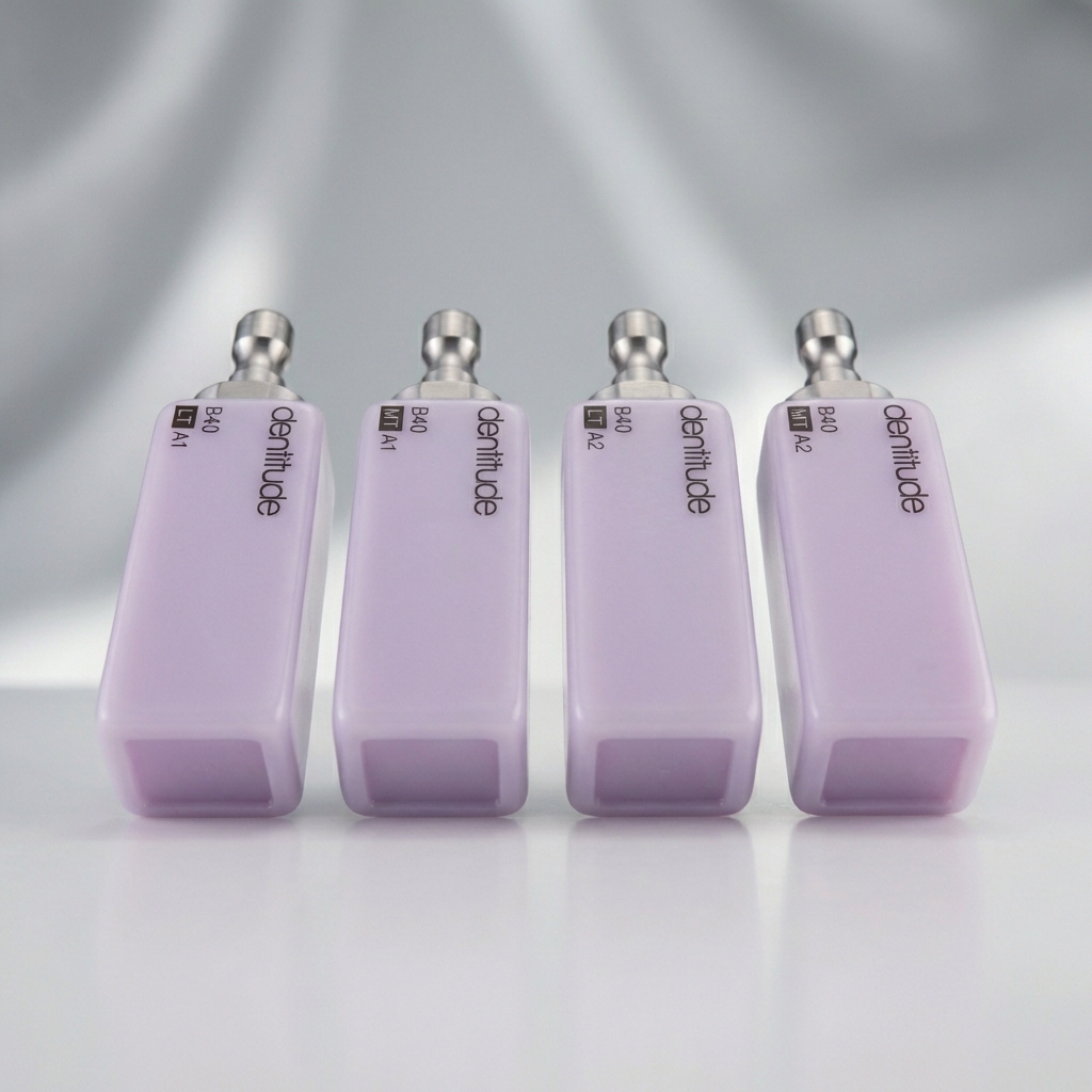 Dentitude Glass Ceramic CAD-CAM Blocks (40mm x 15mm x 15mm)