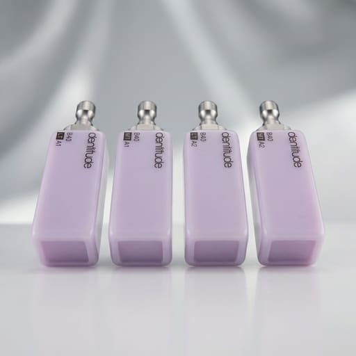 Dentitude Glass Ceramic CAD-CAM Blocks (40mm x 15mm x 15mm)