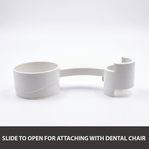 ET Dental Cup Dispenser With An Extended Arm - Chair Mount