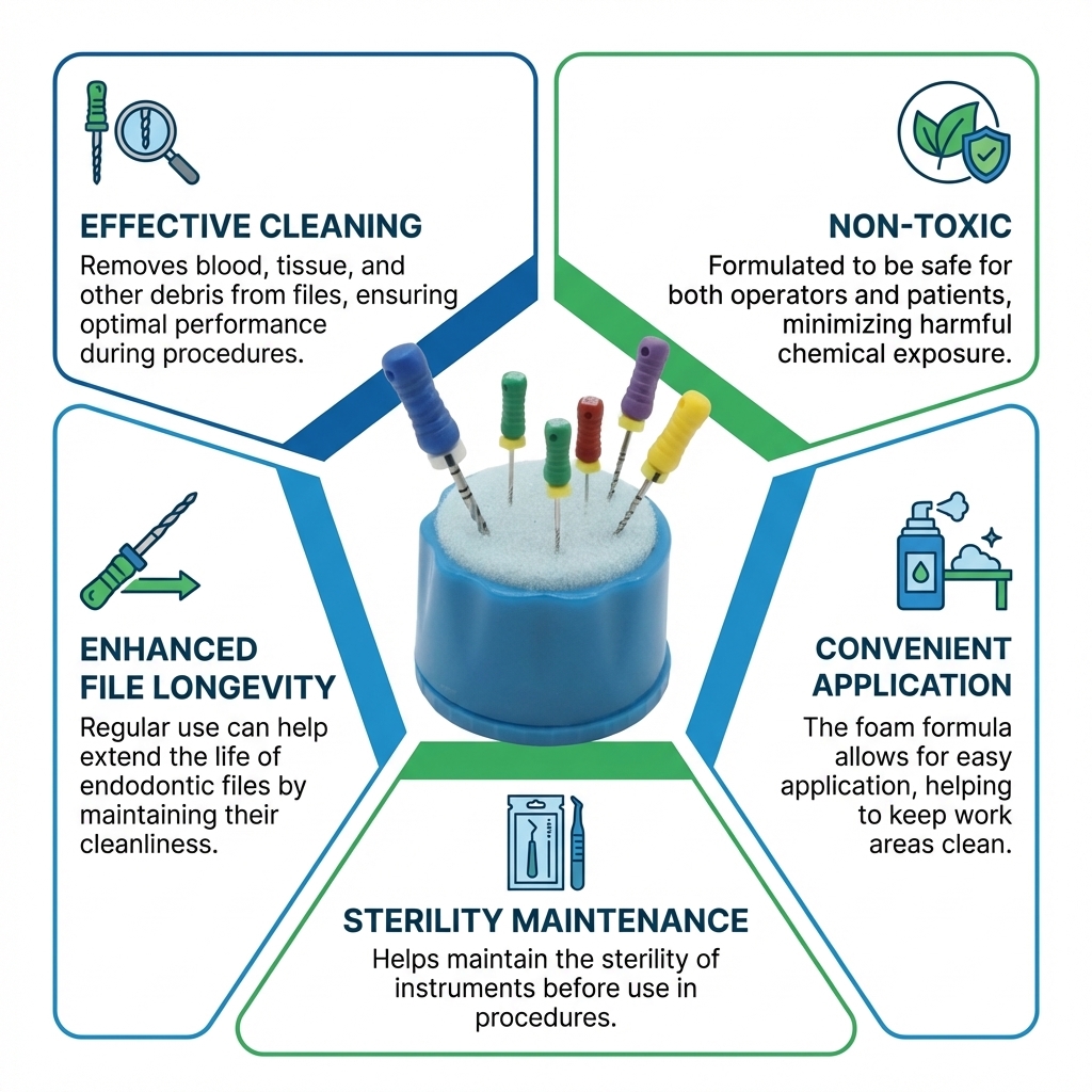 SuperEndo Endo Foam File Cleaner (Pack of 1)