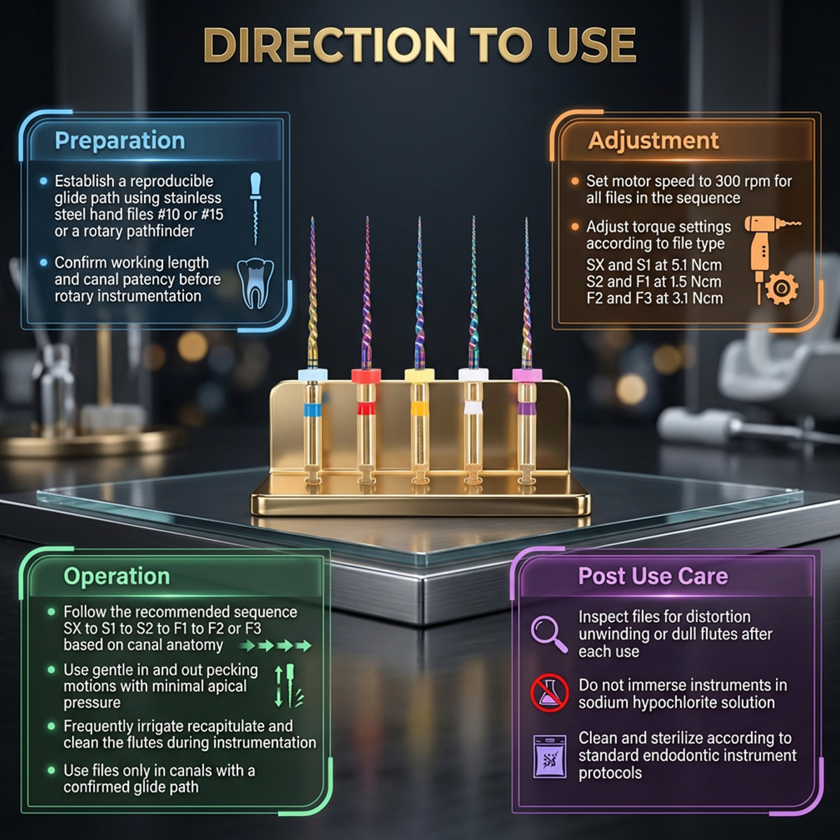 MIK CurvXPro NiTi Rotary Files - 21mm (Pack of 6)