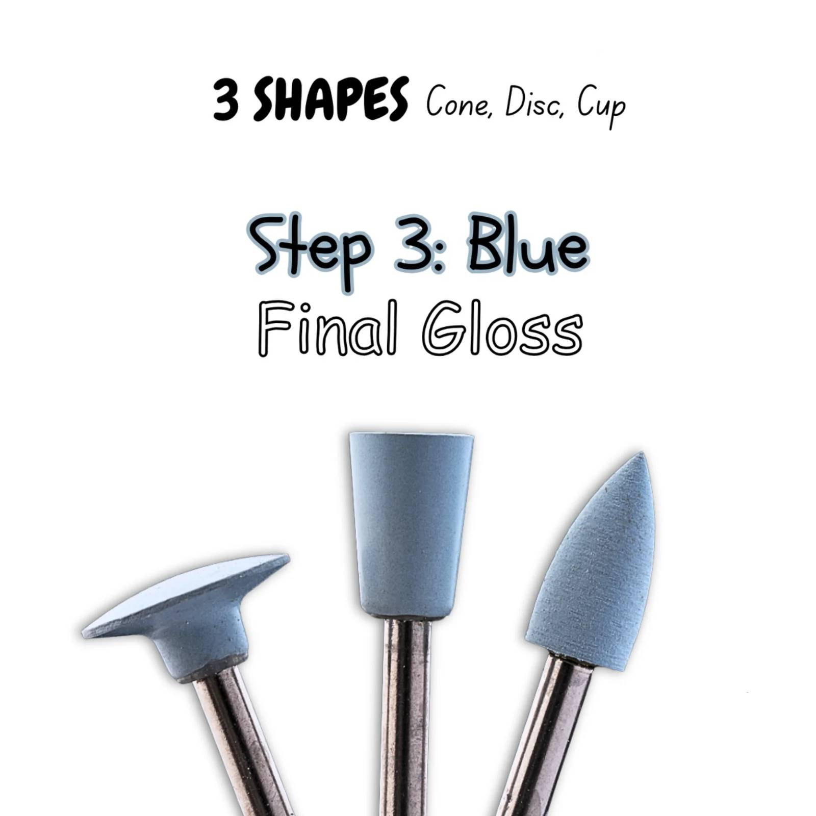 MIK PFM InstaGlaze Ceramic Polishing Bur Kit