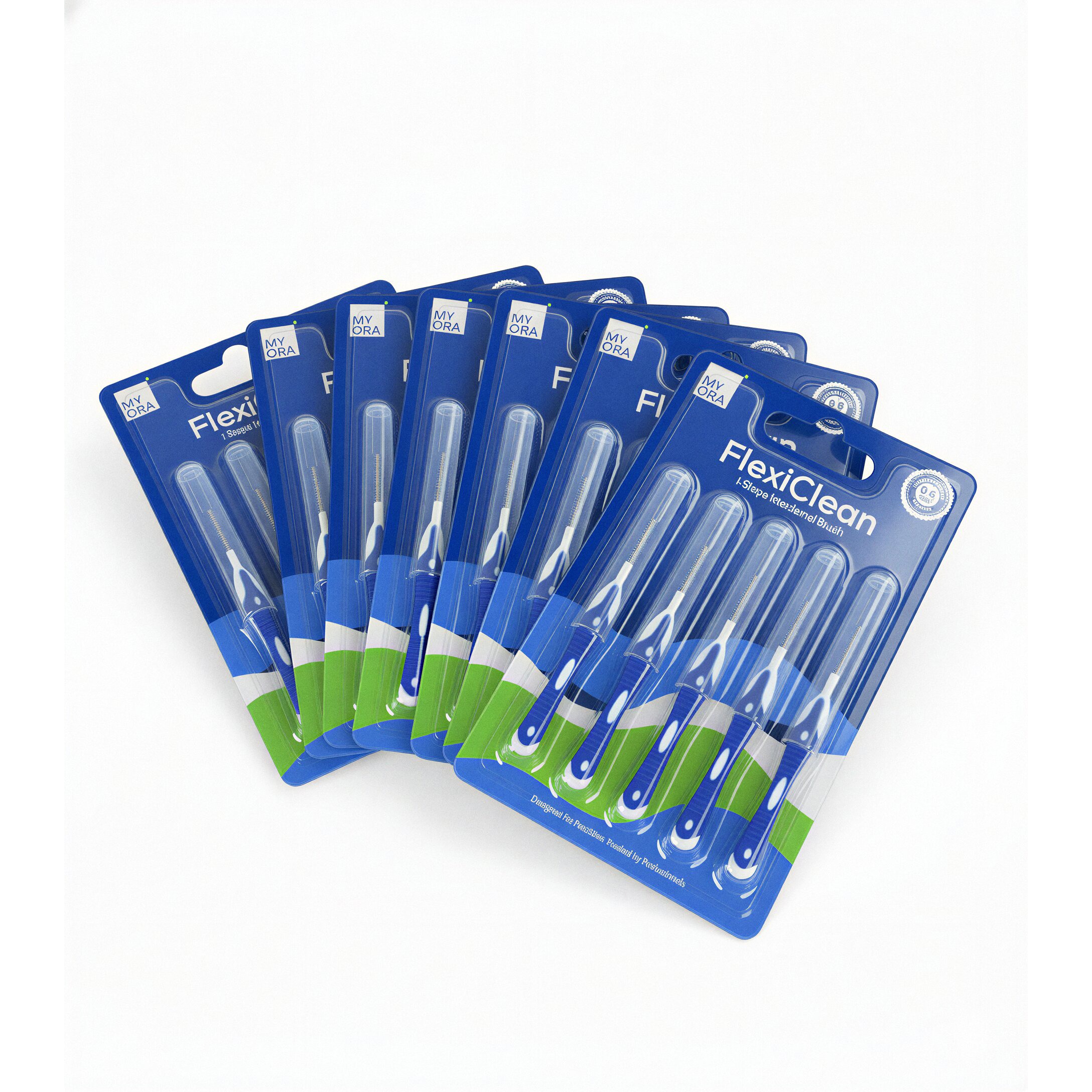 MyOra FlexiClean I-Shape Interdental Brush 0.6mm - Pack Of 12 (5 Pcs/Pack)