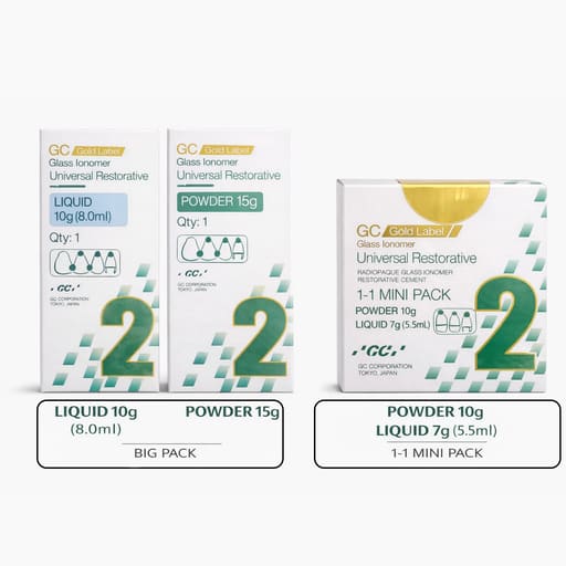 GC Gold Label 2 Glass Ionomer Restorative Cement  