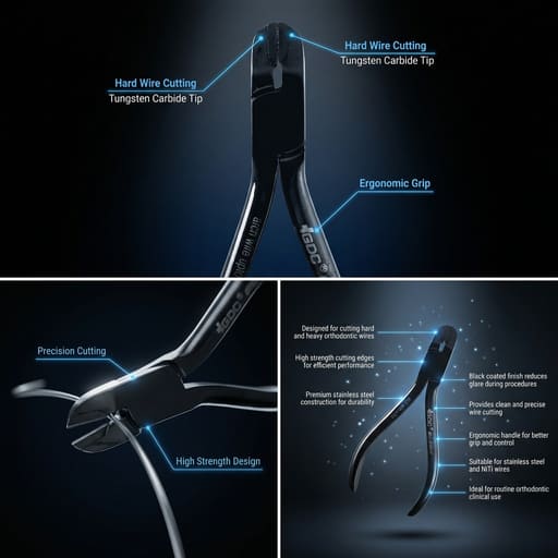 GDC Orthodontics Black Line Cutter - Hard Wire (3200/7)
