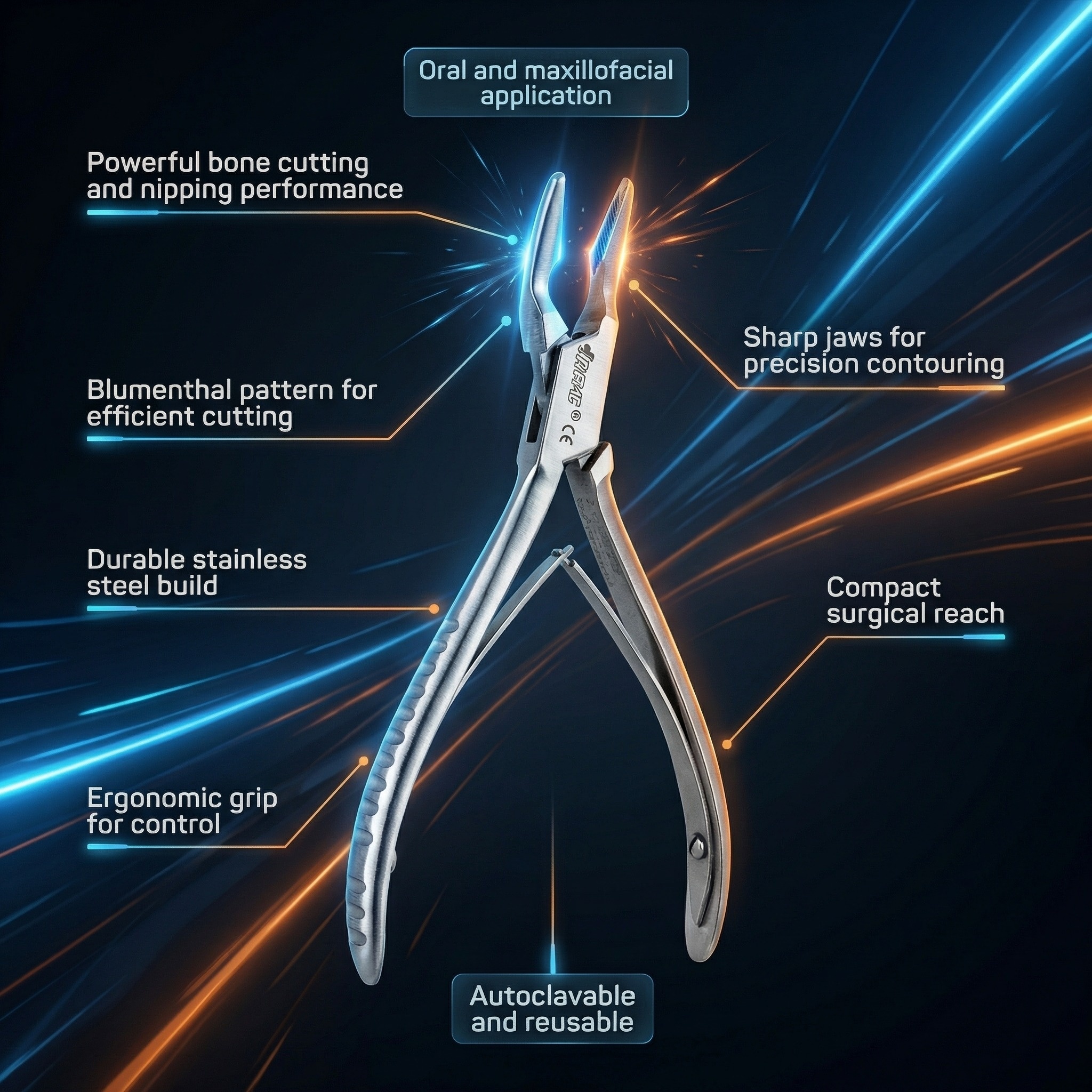 GDC Bone Rongeurs Blumenthal - 14.5cm  (RBL)