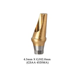 Dentaltech 17° Angular Abutment Mini ∅4.5mm X G/H2.0mm - Osstem Mini Implant Compatible (GSAA 4520MA)