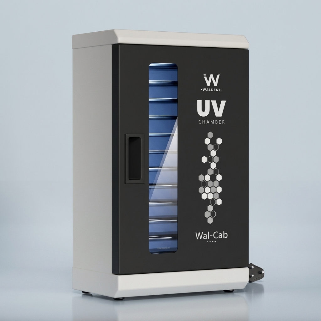 Waldent Wal-Cab UV Chamber 12 Trays - Walnut Brown