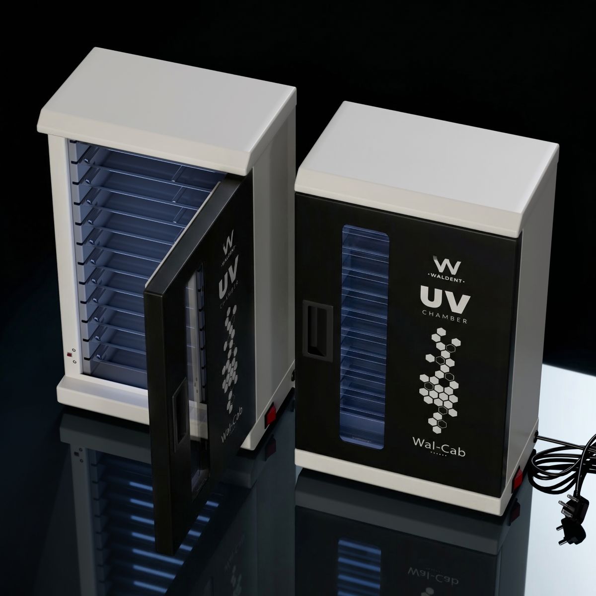 Waldent Wal-Cab UV Chamber 12 Trays - Walnut Brown