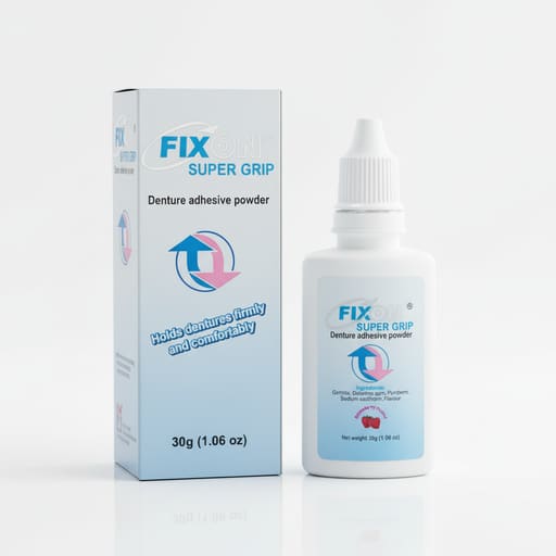 ICPA Fixon Super Grip Denture Adhesive Powder (Pack of 4)