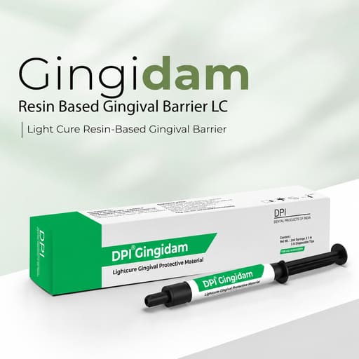 DPI GingiDam Lightcure Gingival Protective Material (FG001)