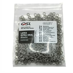 OSL Orthodontic Intraoral Elastic 1/8 - Grey (3.5 Oz)