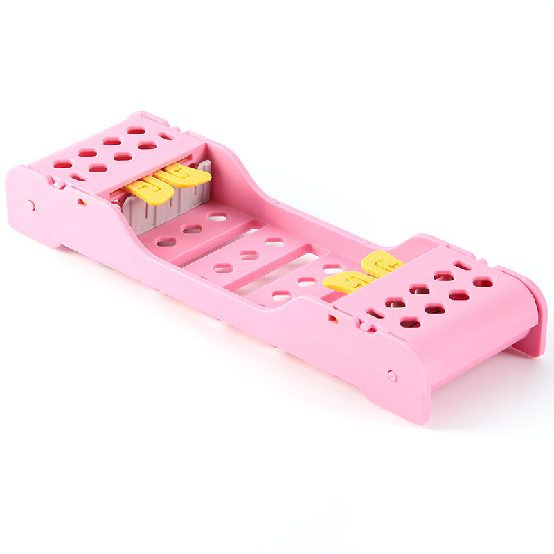 Dental Instruments Sterilization Surgical Plastic Cassette Rack 4 Holder