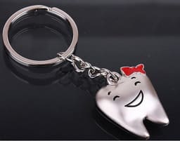iDENTical Tooth Shape Couple Keychain ZYR-3016 - 4