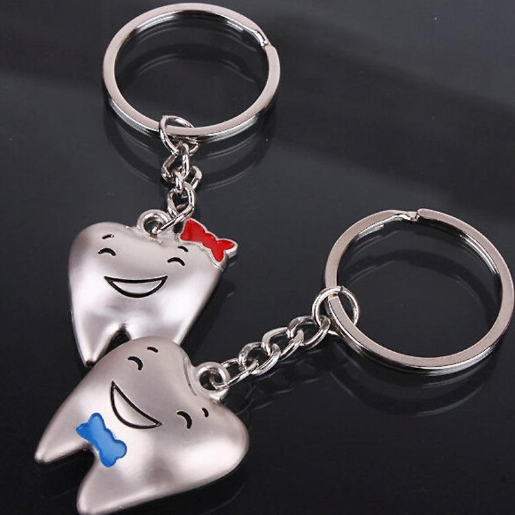 iDENTical Tooth Shape Couple Keychain ZYR-3016