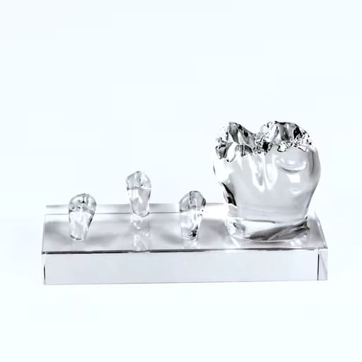 iDENTical Glass Business Card Holder