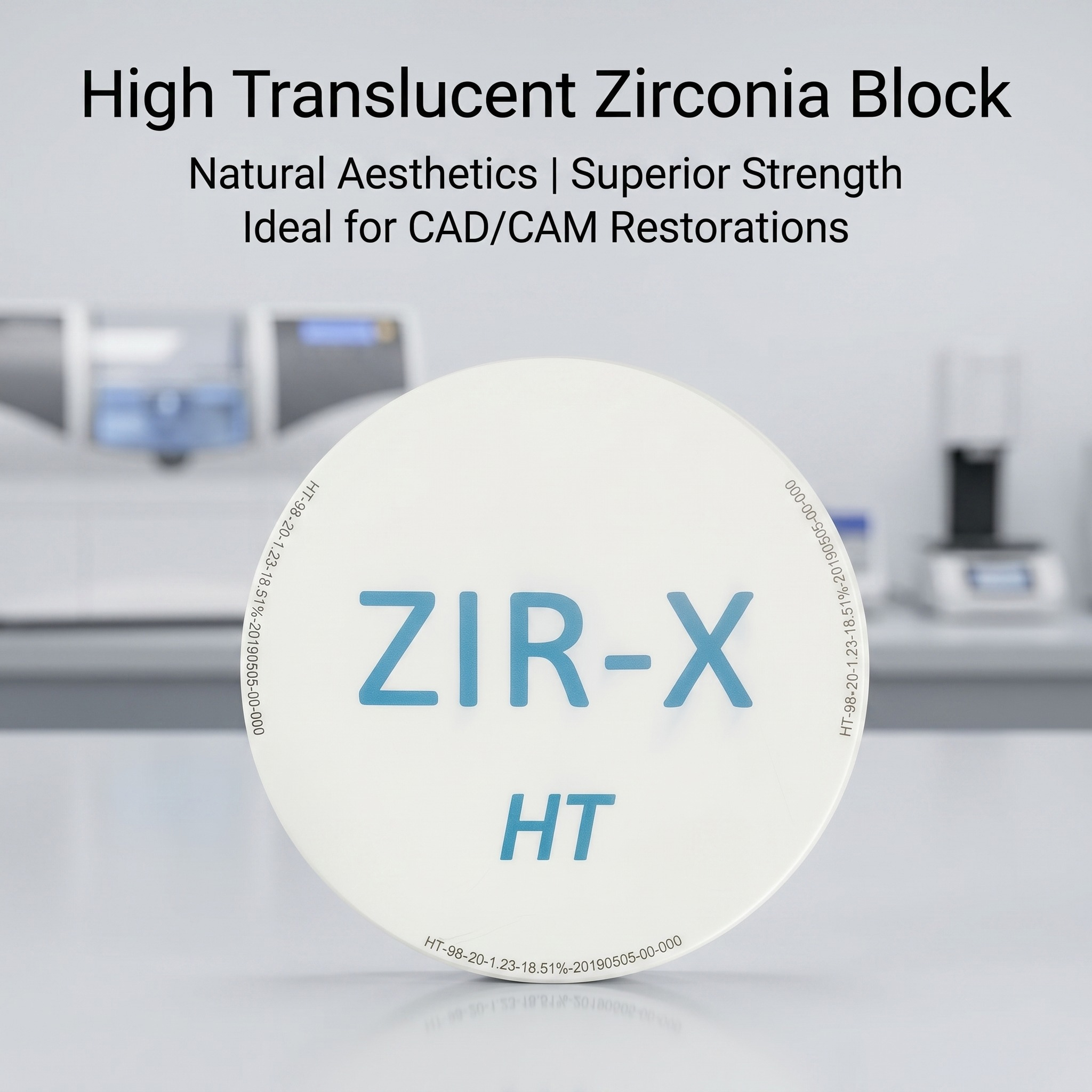 Zir-X Zirconia Block -HT (High Translucent)