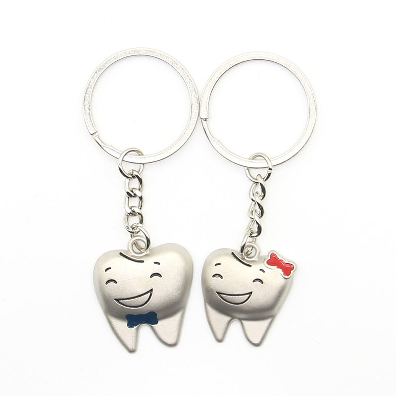 iDENTical Tooth Shape Couple Keychain ZYR-3016