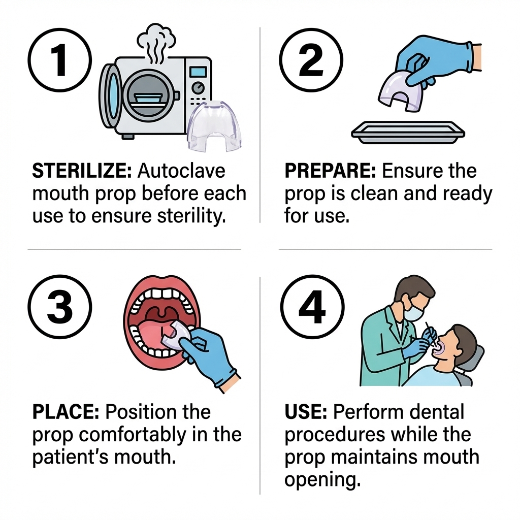 Dental Posterior Mouth Prop | Transparent