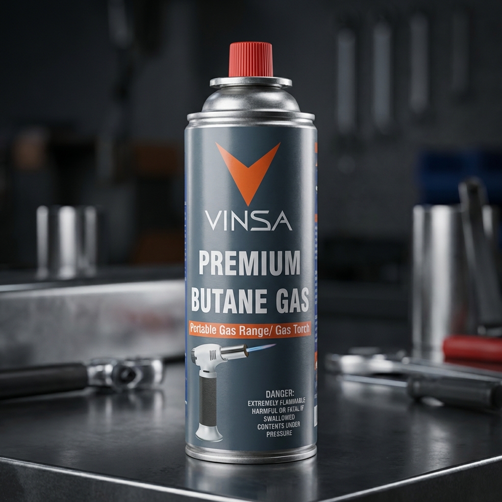 Dental Micro Torch Gas Refill Canister with Nozzle Tip