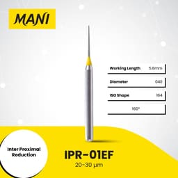 Mani Diamond Bur - Interproximal Reduction IPR - 01EF - 3