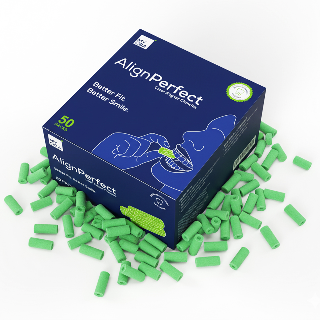 MyOra AlignPerfect Clear Aligner Chewies - Pack Of 50 (2 Chewies/Pack)