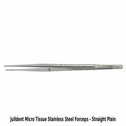 Julldent Micro Tissue Stainless Steel Forcep (JULL-DENT 074) - 3