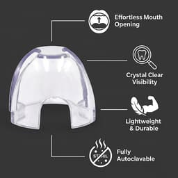 Dental Posterior Mouth Prop | Transparent - 3