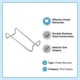 Waldent Columbia Cheek Retractor Wide & Flat End - 14.5cm (8/119) - 3