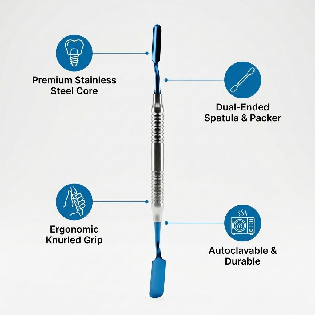 Waldent Implant Bone Carrier with Blue TiO Coated Tips (19/107)
