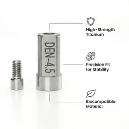 Dentaltech Dentium Implant Compatible Multi Unit Scan Body (Den 4.5-hybrid) - 8