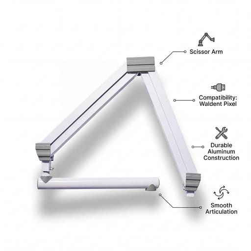 Waldent Pixel Wall Mount X-Ray Machine - Only Scissor Arm