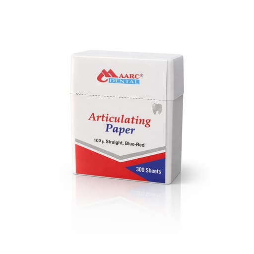 Maarc Articulating Paper 100 Microns Straight - Blue & Red (5513/002/E)