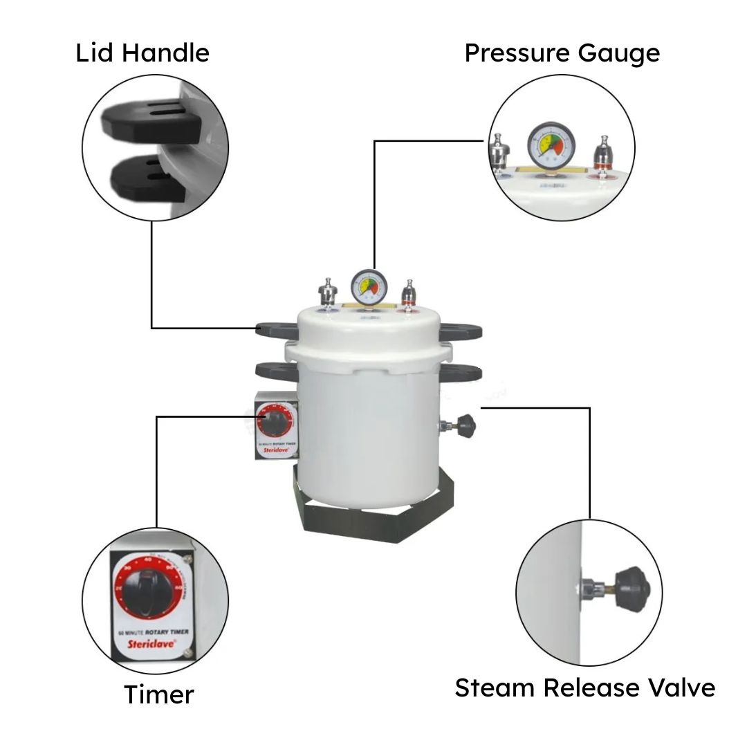 Life Spare Parts For Stericlave With Rotary Timer - 12L (ST911EPT)