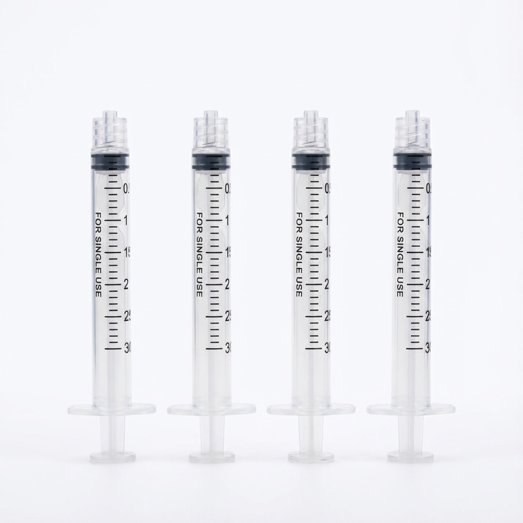 Dental Luer Lock Disposable Syringe Without Needle - 3ml (Pack of 10)