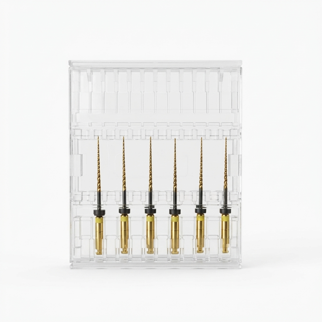 Micro Mega Hero Gold Rotary Files -21mm 4% #20 (Pack of 6)