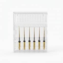 Micro Mega Hero Gold Rotary Files -21mm 4% #20 (Pack of 6)